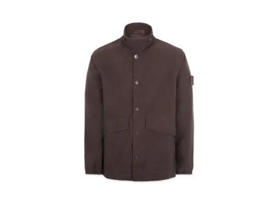 Stone Island A02F3 COTTON MOLESKIN-TC_GHOST PIECE "Dark Brown"