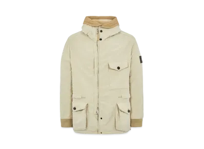 Stone Island 41131 DAVID LIGHT-TC CON MICROPILE "Ecru"