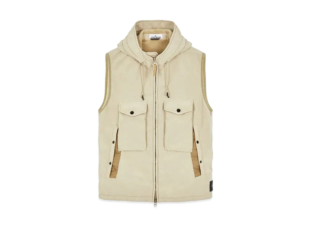 Stone Island G0931 DAVID LIGHT-TC WITH MICROPILE "Ecru"