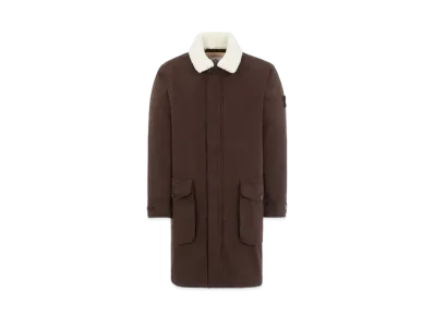 Stone Island 70749 DAVID-TC WITH KNIT WOOL LINING "Dark Brown"