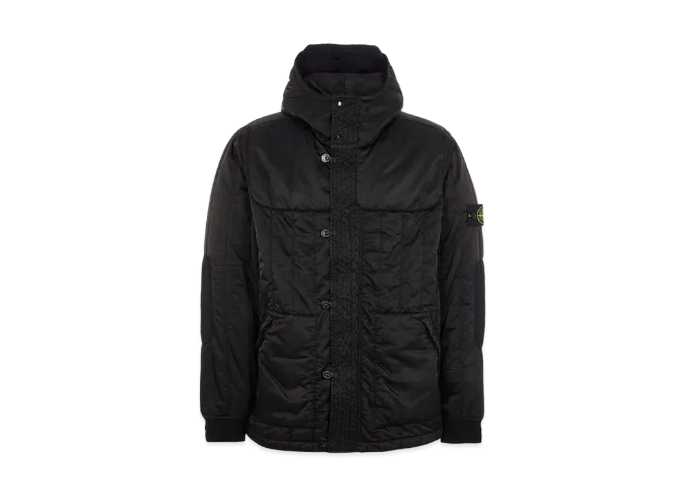 Stone Island 40921 NYLON RASO QUILTED-TC "Black"