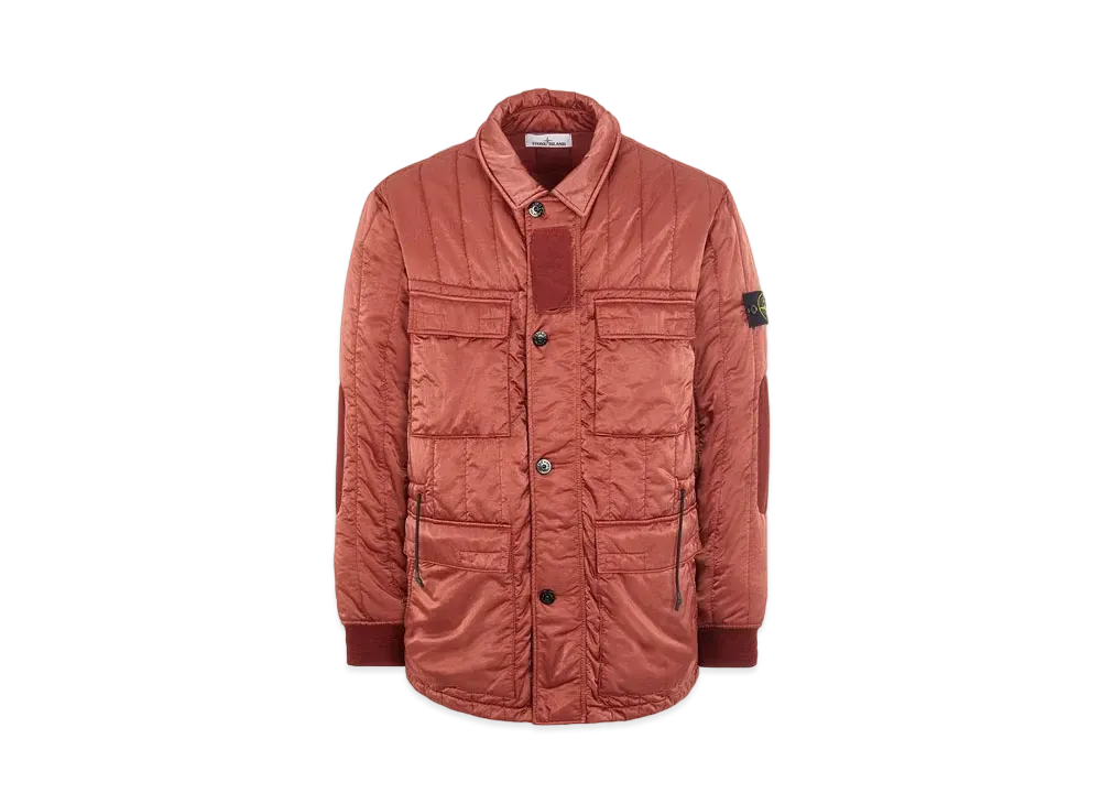 Stone Island 43521 NYLON RASO QUILTED-TC "Brick Red"