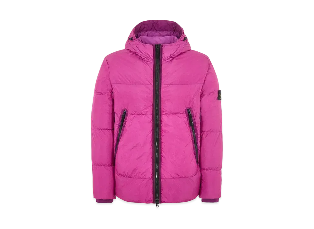 Stone Island 40123 GARMENT DYED CRINKLE REPS NY DOWN-TC "Magenta"