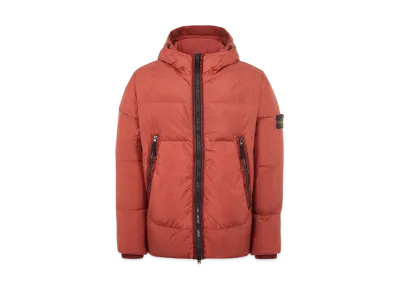 Stone Island 40123 GARMENT DYED CRINKLE REPS NY DOWN-TC "Brick Red"