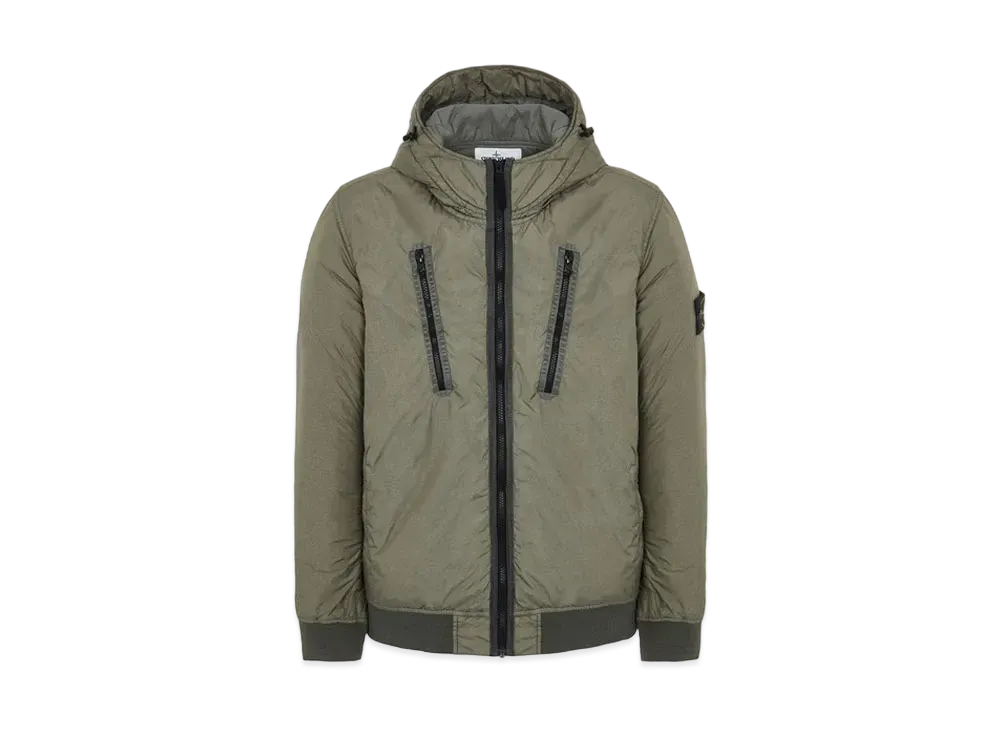 Stone Island 42223 GARMENT DYED CRINKLE REPS NY CON WITH PRIMALOFT-TC "Sage Green"