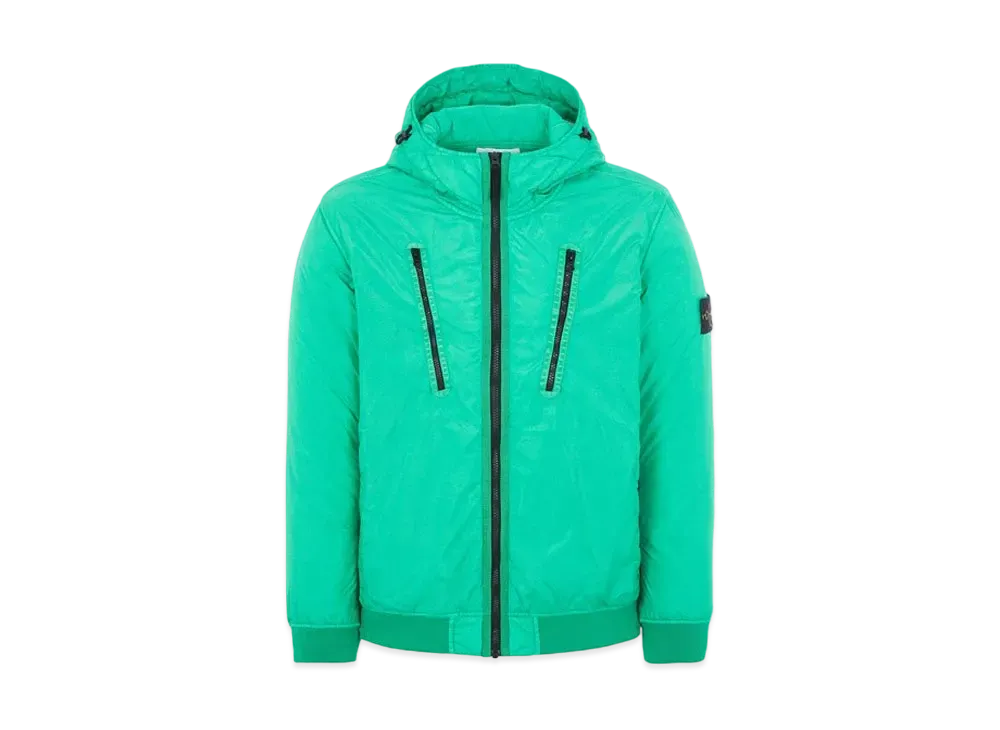 Stone Island 42223 GARMENT DYED CRINKLE REPS NY CON WITH PRIMALOFT-TC "Green"