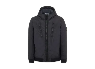 Stone Island 42223 GARMENT DYED CRINKLE REPS NY CON WITH PRIMALOFT-TC "Black"