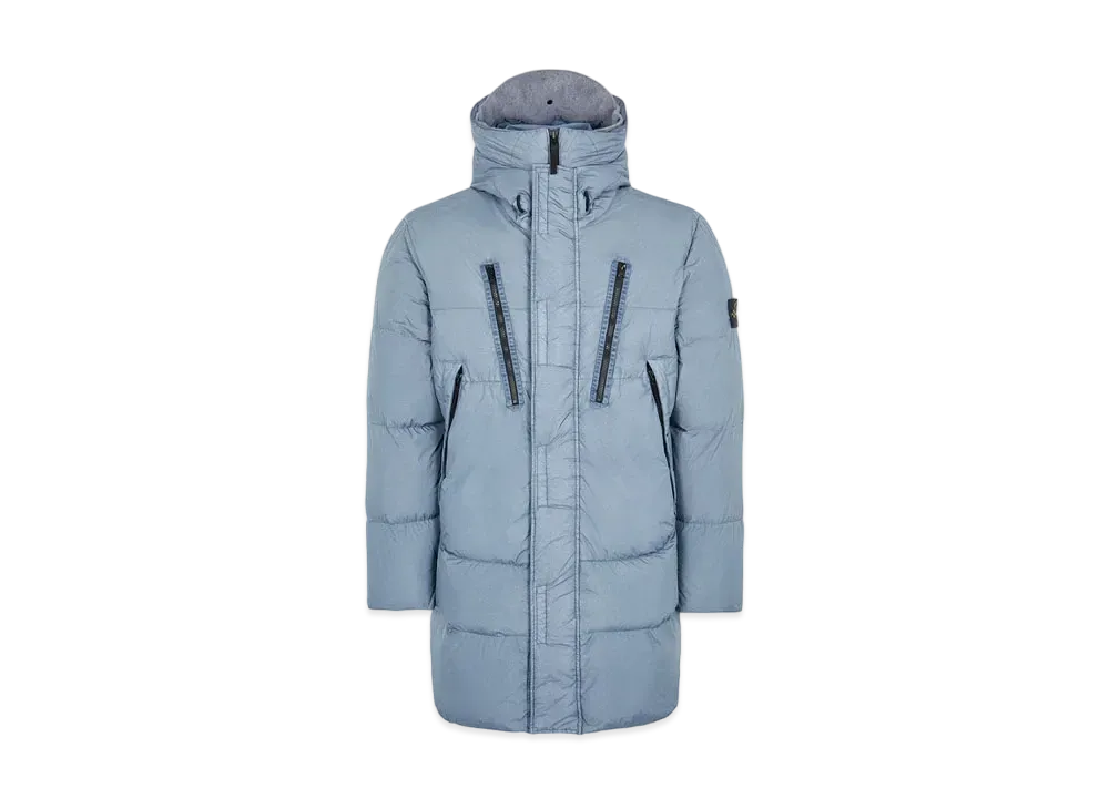 Stone Island 70123 GARMENT DYED CRINKLE REPS NY DOWN-TC "Pastel Blue"