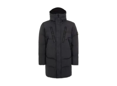 Stone Island 70123 GARMENT DYED CRINKLE REPS NY DOWN-TC "Black"