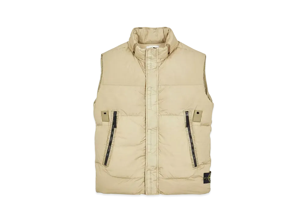 Stone Island G0123 GARMENT DYED CRINKLE REPS NY DOWN-TC "Ecru"