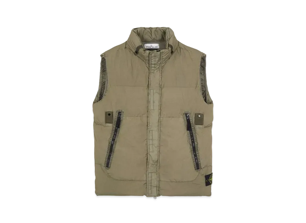 Stone Island G0123 GARMENT DYED CRINKLE REPS NY DOWN-TC "Sage Green"