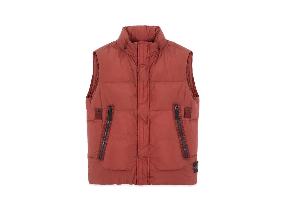 Stone Island G0123 GARMENT DYED CRINKLE REPS NY DOWN-TC "Brick Red"