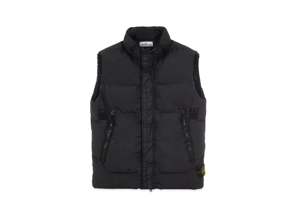 Stone Island G0123 GARMENT DYED CRINKLE REPS NY DOWN-TC "Black"