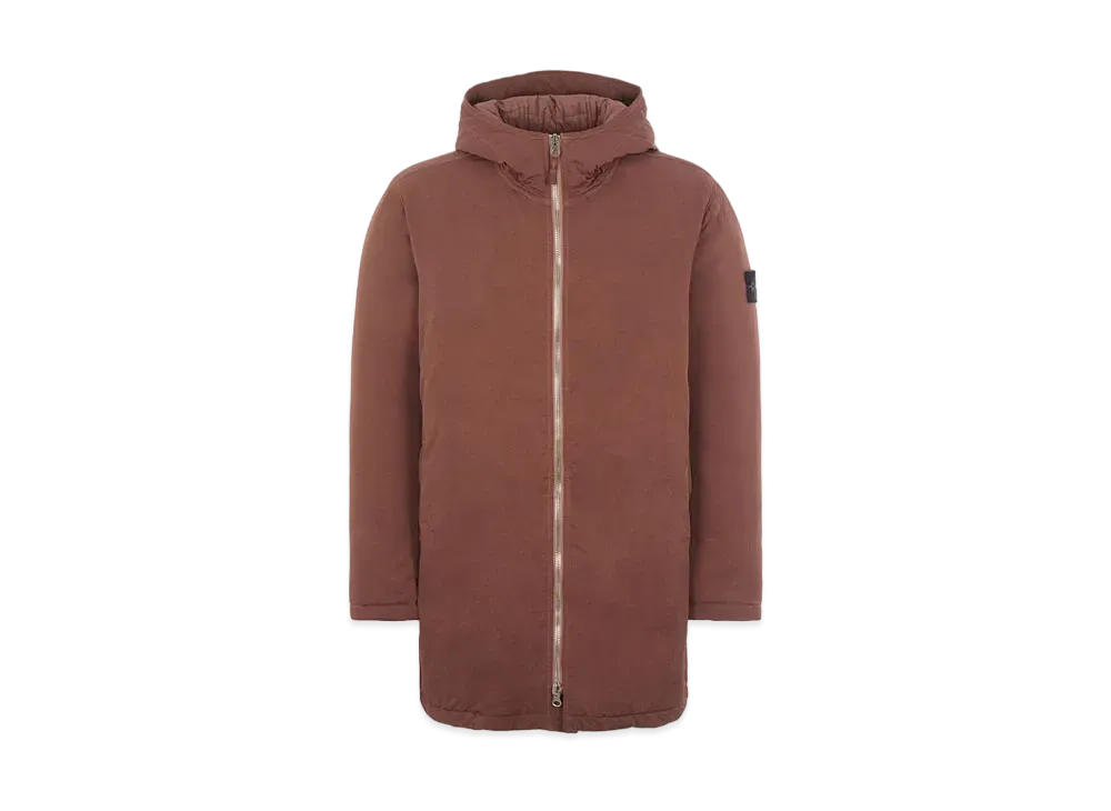 Stone Island 42446 HYPER DENSE NYLON TWILL WITH PRIMALOFT-TC "Mahogany Brown"