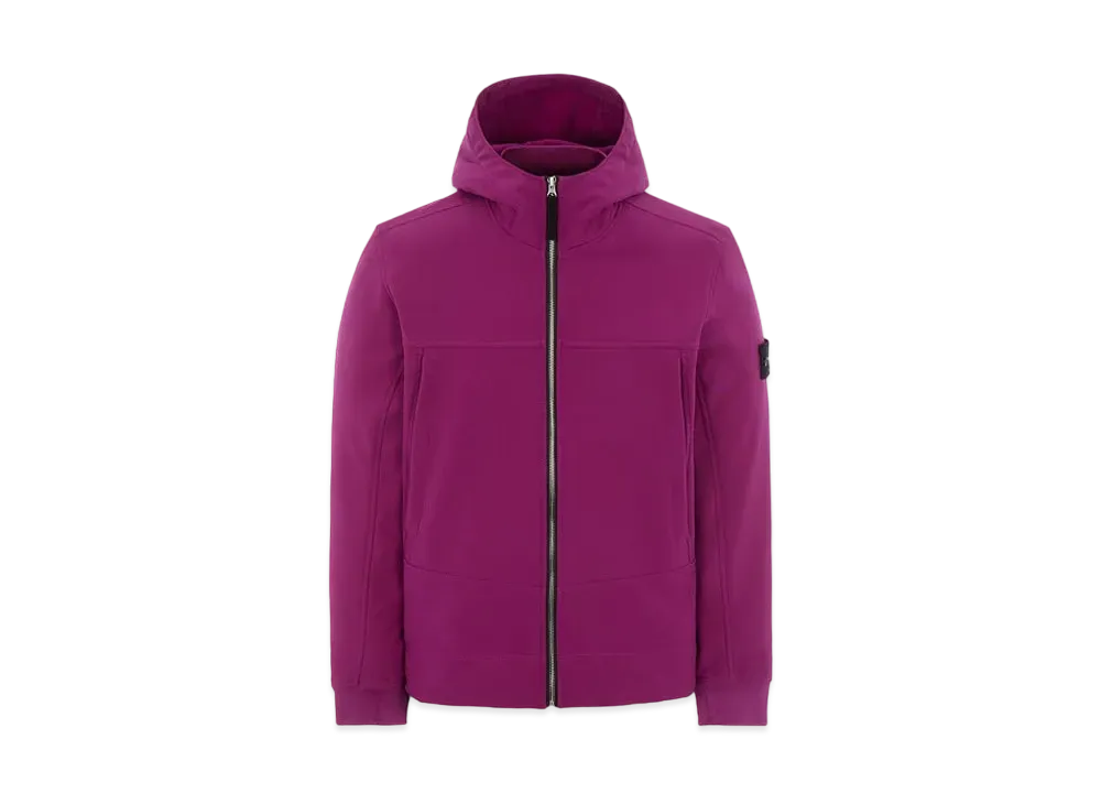 Stone Island Q0122 SOFT SHELL-R_E.DYE TECHNOLOGY "Magenta"