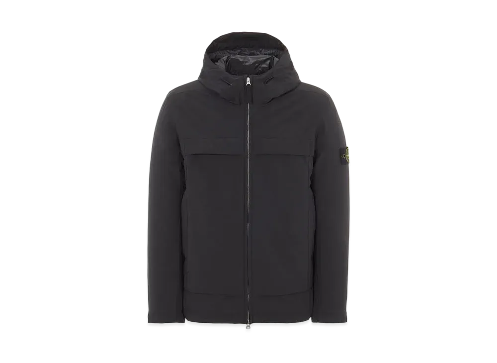 Stone Island 41427 SOFT SHELL-R E.DYE TECHNOLOGY WITH PRIMALOFT INSULATION TECHNOLOGY "Black"