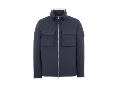 Stone Island Q0222 SOFT SHELL-R_E.DYE TECHNOLOGY "Blue"