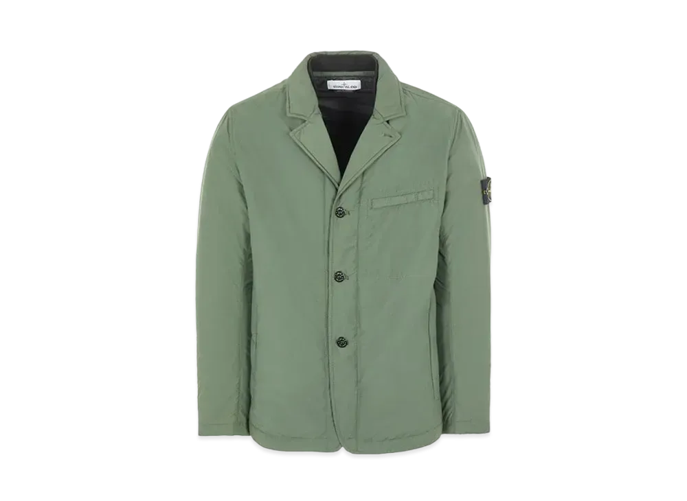 Stone Island A0125 O-COTTON/R--NYLON TELA WITH PRIMALOFT INSULATION TECHNOLOGY "Sage Green"