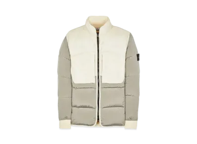 Stone Island 42840 MODIFIED PANAMA 6/3 HT NYLON MIX FABRICS DOWN-TC "Ibory"
