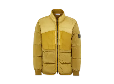 Stone Island 42840 MODIFIED PANAMA 6/3 HT NYLON MIX FABRICS DOWN-TC "Dark Beige"