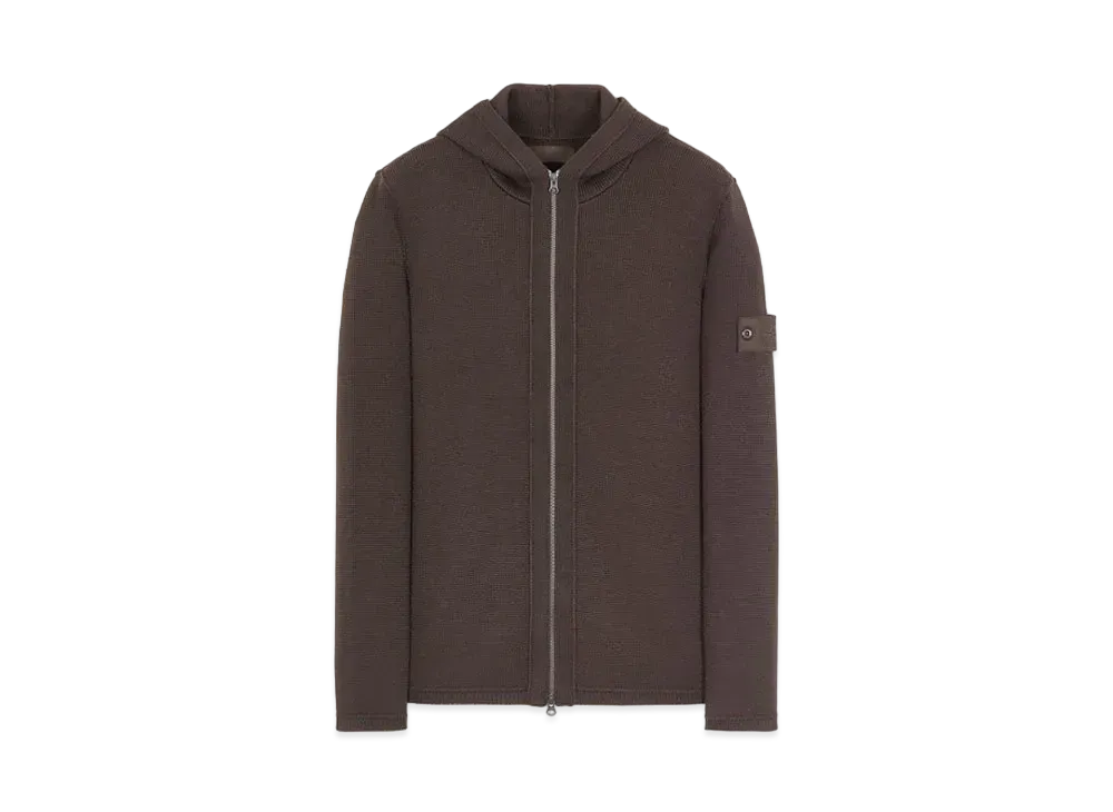 Stone Island 574FA PURE WOOL_GHOST PIECE "Dark Brown"
