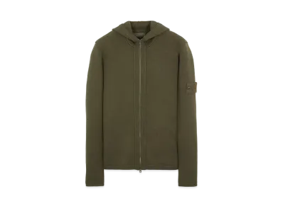 Stone Island 574FA PURE WOOL_GHOST PIECE "Military Green"