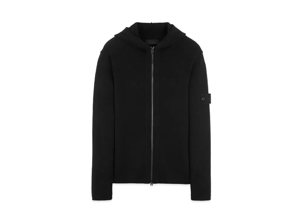Stone Island 574FA PURE WOOL_GHOST PIECE "Black"