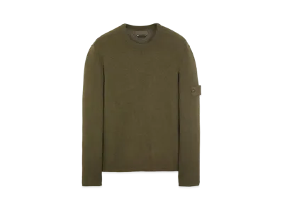 Stone Island 567FA PURE WOOL_GHOST PIECE "Military Green"