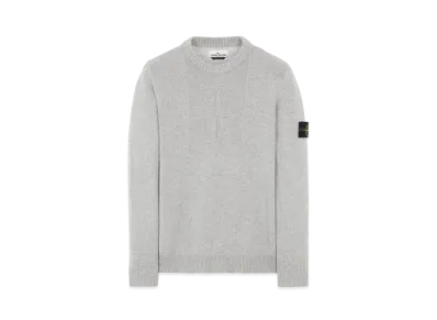 Stone Island 503A7 COMFORT WOOL-COTTON "Pearl Grey"