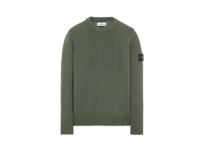 Stone Island 503A7 COMFORT WOOL-COTTON "Sage Green"