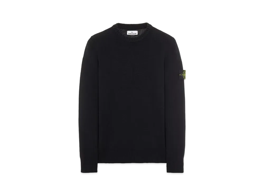 Stone Island 503A7 COMFORT WOOL-COTTON "Black"