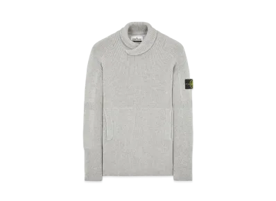 Stone Island 551A7 COMFORT WOOL-COTTON "Pearl Grey"