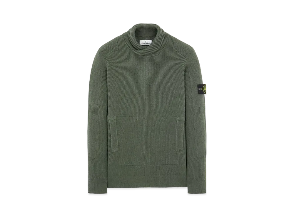 Stone Island 551A7 COMFORT WOOL-COTTON "Sage Green"
