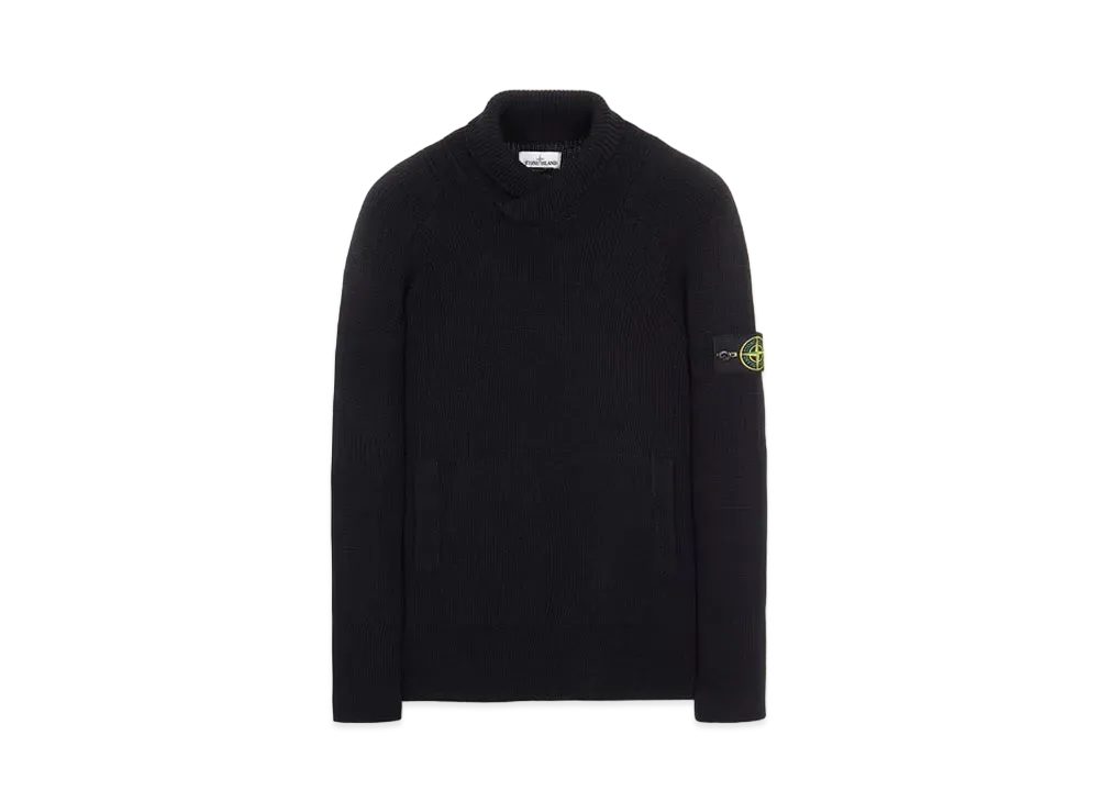 Stone Island 551A7 COMFORT WOOL-COTTON "Black"