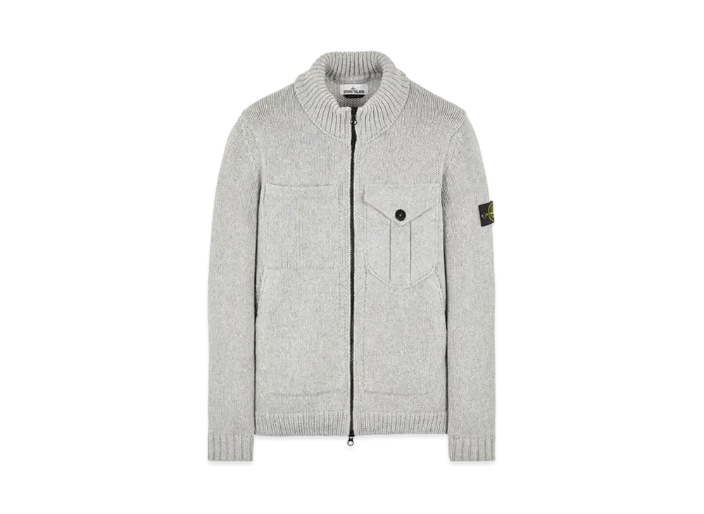 Stone Island 548A4 LAMBSWOOL "Pearl Grey"