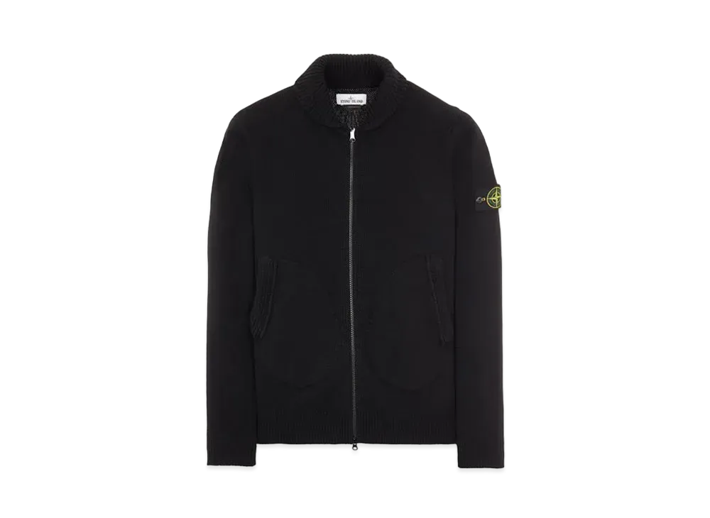 Stone Island 502A7 COMFORT WOOL-COTTON "Black"