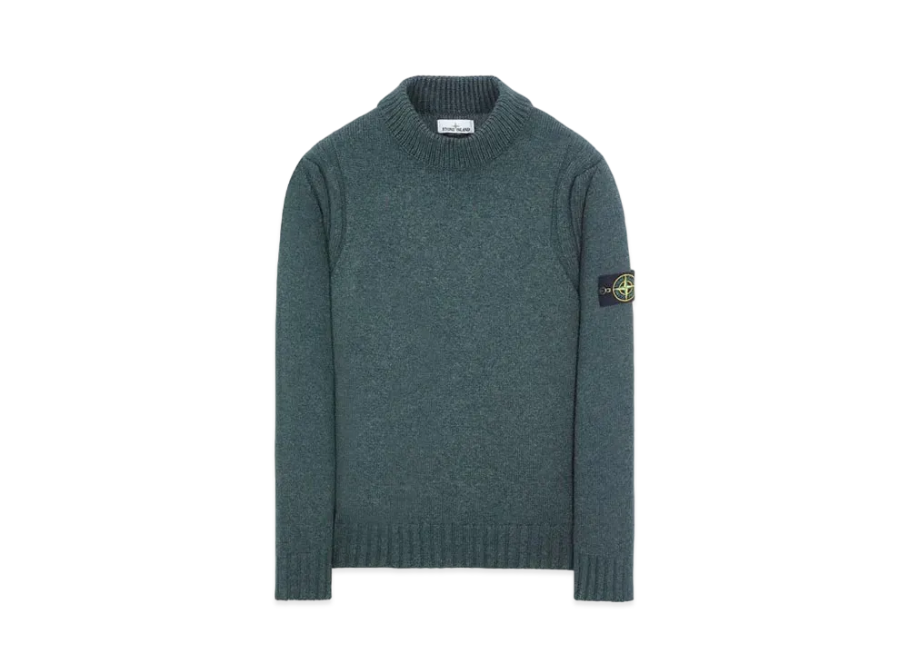 Stone Island 557B2 WOOL-SILK "Sage Green"