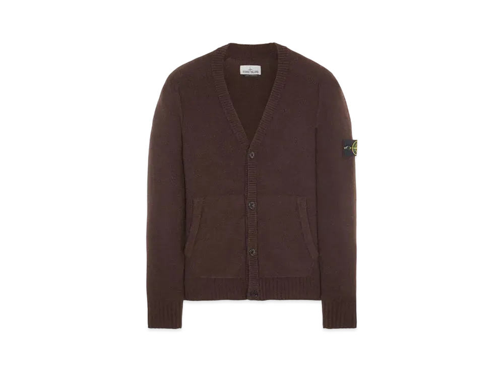 Stone Island 504A3 LAMBSWOOL "Dark Brown"