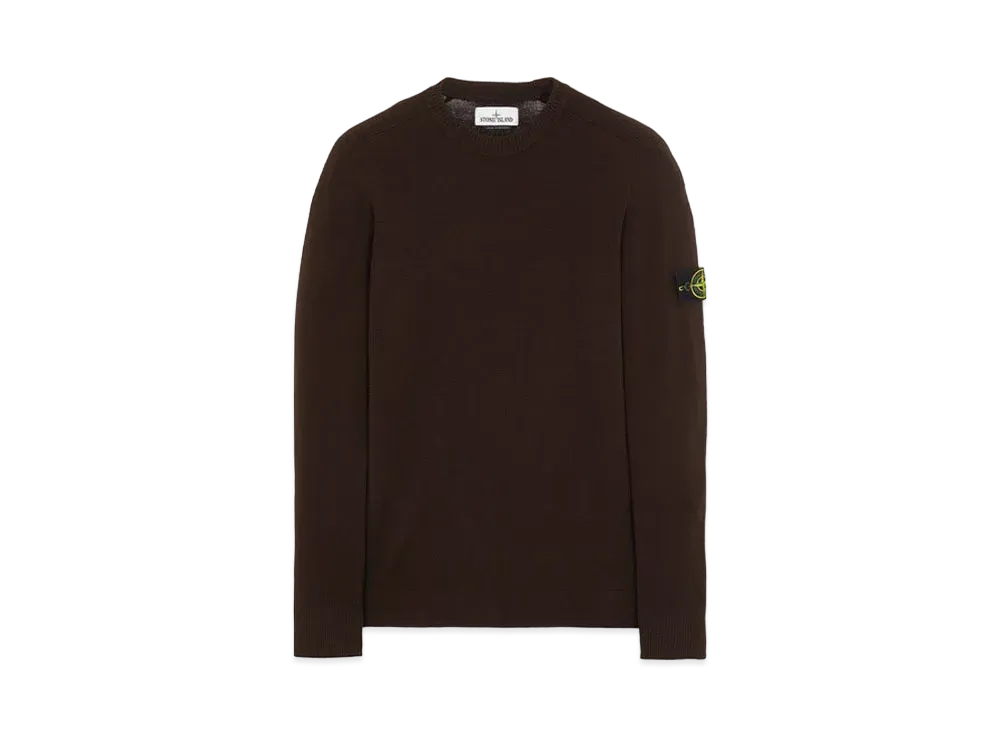 Stone Island 508A1 STRETCH WOOL "Dark Brown"