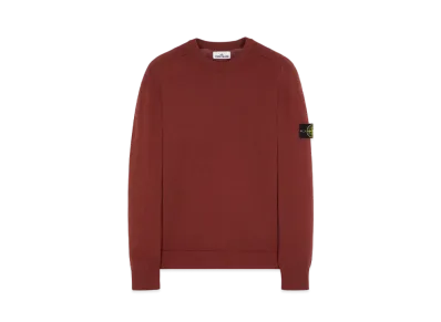 Stone Island 508A1 STRETCH WOOL "Brick Red"