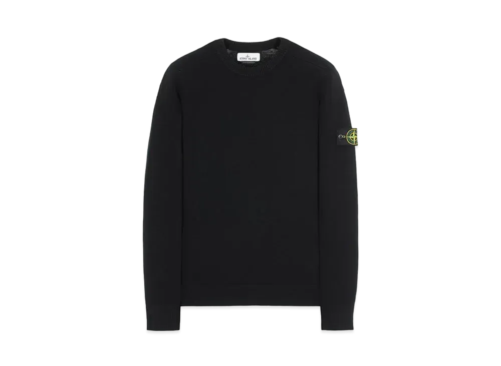 Stone Island 508A1 STRETCH WOOL "Black"