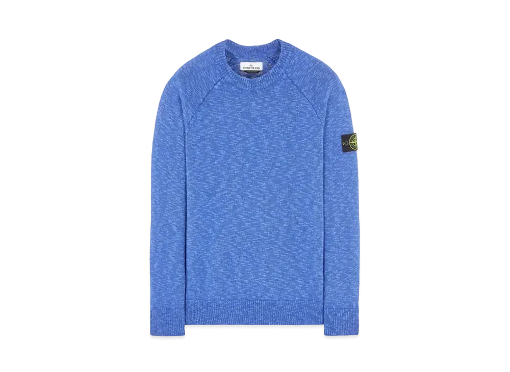 Stone Island 510D3 COTTON WOOL MELANGE "Periwinkle"