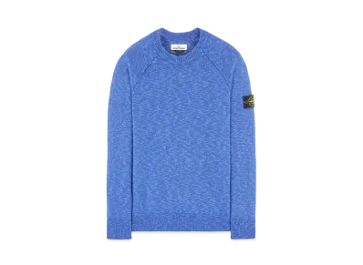 Stone Island 510D3 COTTON WOOL MELANGE "Periwinkle"