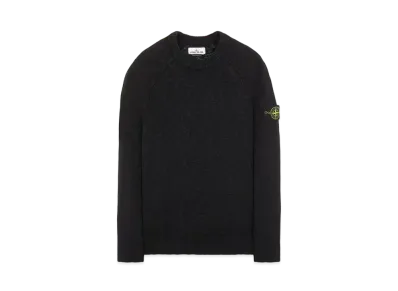 Stone Island 510D3 COTTON WOOL MELANGE "Black"