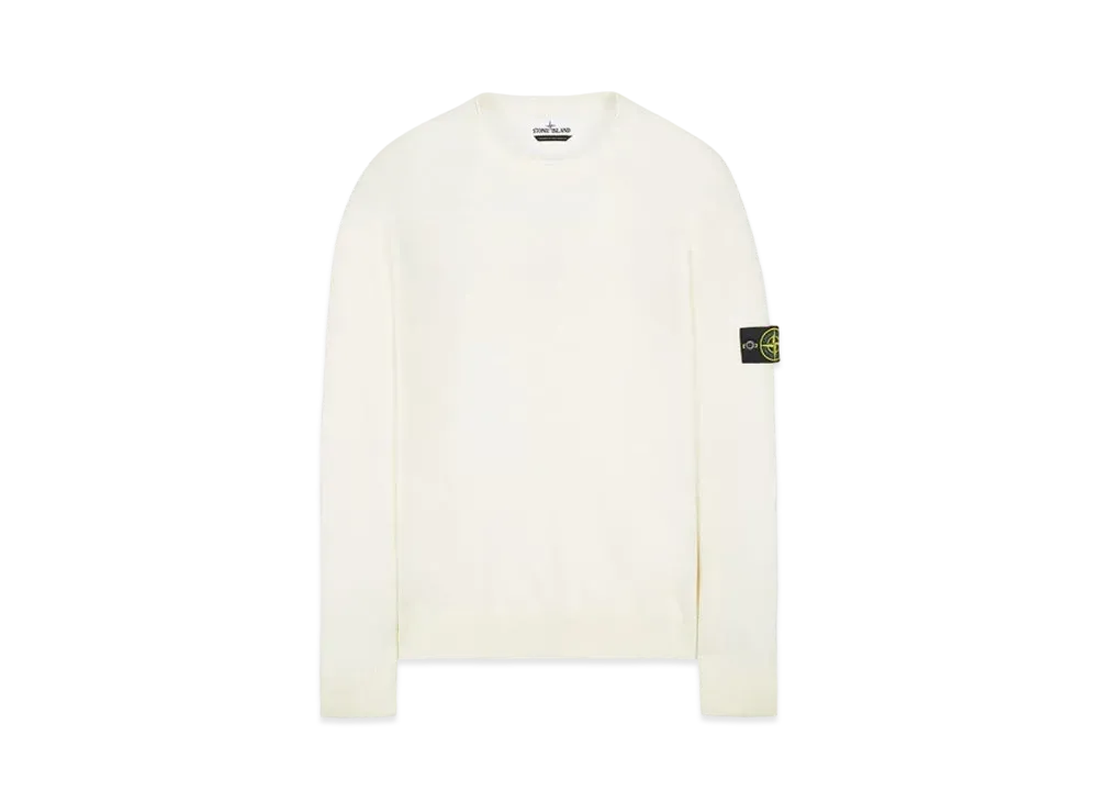 Stone Island 511A1 STRETCH WOOL "Natural White"