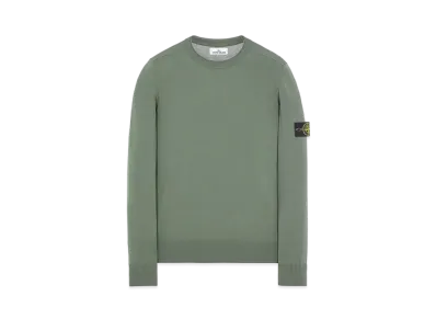 Stone Island 511A1 STRETCH WOOL "Sage Green"
