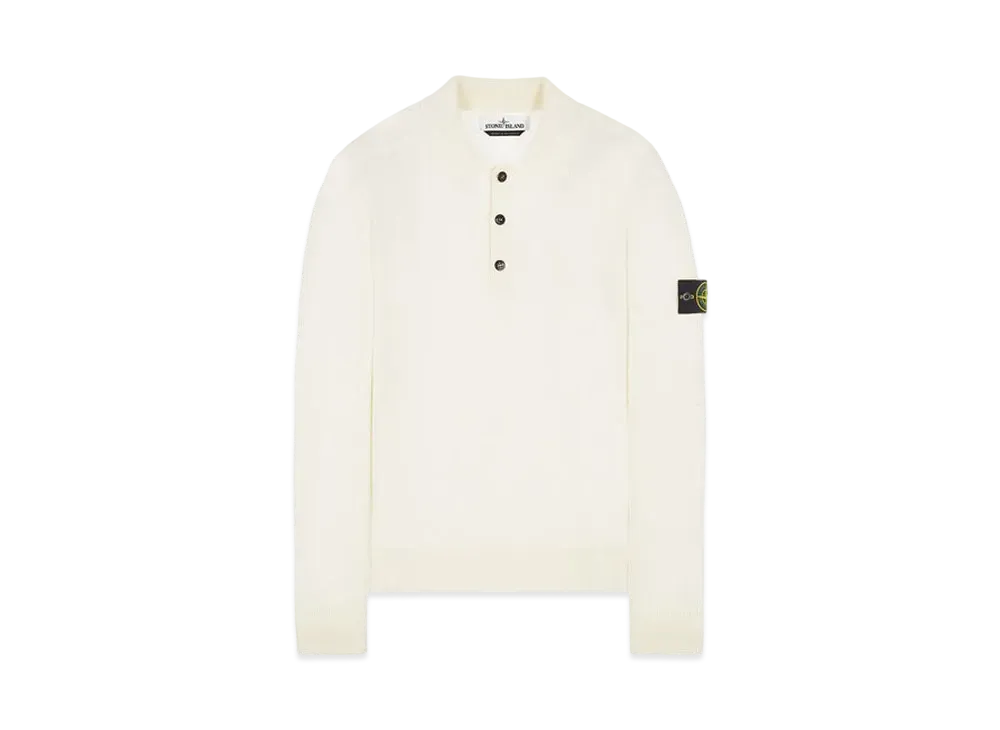 Stone Island 512A1 STRETCH WOOL "Natural White"