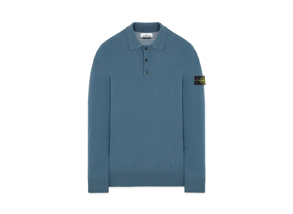 Stone Island 512A1 STRETCH WOOL "Teal"