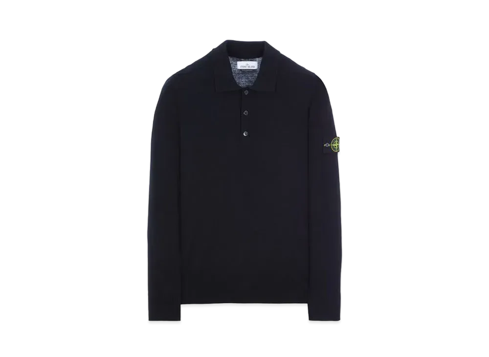 Stone Island 512A1 STRETCH WOOL "Black"