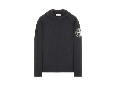 Stone Island 513B7 GEELONG WOOL WITH EMBROIDERY "Steal Grey"